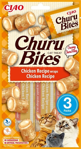 Product image of:INABA CHURU BITES CAT CHICKEN RECIPE WRAPS