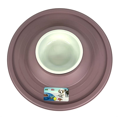 Product image of:HAPPY PET MAD ABOUT PETS VOERBAK / DRINKBAK VOLCANO BLUSH ROZE