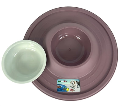 Product image of:HAPPY PET MAD ABOUT PETS VOERBAK / DRINKBAK VOLCANO BLUSH ROZE