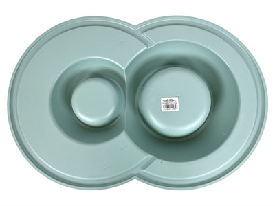 Product image of:HAPPY PET MAD ABOUT PETS VOERBAK / DRINKBAK VOLCANO DUBBEL SALIE GROEN