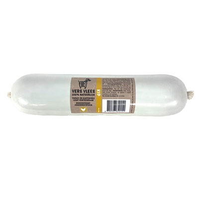 Product image of:FREDS GESTOOMD VERS VLEES WORST KIP TARWE EN GLUTENVRIJ