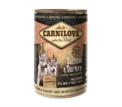 Product image of:CARNILOVE DOG BLIK ZALM / KALKOEN VOOR PUPPIES