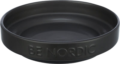 Product image of:TRIXIE BE NORDIC VOERBAK KAT KERAMIEK / RUBBER ZWART