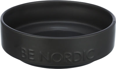 Product image of:TRIXIE BE NORDIC VOERBAK HOND KERAMIEK / RUBBER ZWART