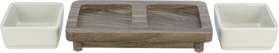 Product image of:TRIXIE VOERBAK HOND SET CITYSTYLE KERAMIEK GRIJS / BRUIN