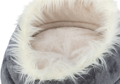 Product image of:TRIXIE HONDENMAND MINOU ROND SOFT EDITION GRIJS / LICHTGRIJS