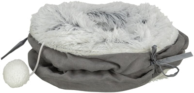 Product image of:TRIXIE KATTEN SPEELTUNNEL HARVEY VELOURS / PLUCHE GRIJS