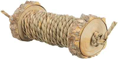 Product image of:TRIXIE SPEELROL VOOR KNAAGDIEREN MET ZEEGRAS VAN HOUT