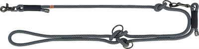 Product image of:TRIXIE SOFT ROPE HONDENRIEM VERSTELBAAR ZWART / GRIJS