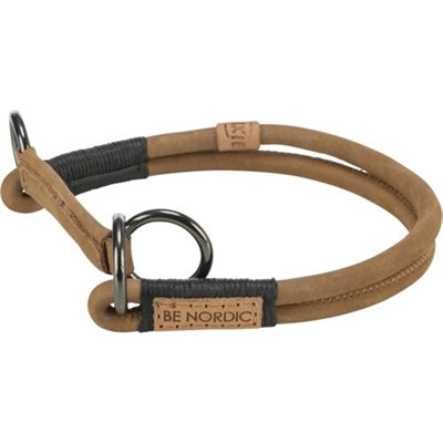 Product image of:TRIXIE BE NORDIC HALSBAND HOND HALF-SLIP LEER BRUIN