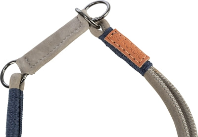 Product image of:TRIXIE BE NORDIC HALSBAND HOND HALF-SLIP LEER GRIJS