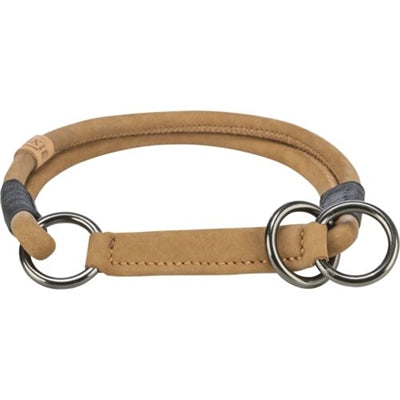 Product image of:TRIXIE BE NORDIC HALSBAND HOND HALF-SLIP LEER BRUIN