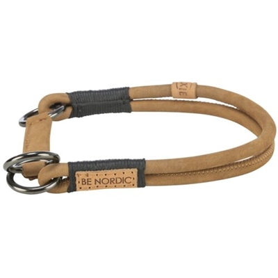 Product image of:TRIXIE BE NORDIC HALSBAND HOND HALF-SLIP LEER BRUIN