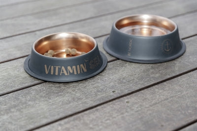 Product image of:TRIXIE BE NORDIC VOER / WATERBAK RVS / RUBBER ZWART / BRONS