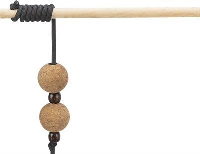 Product image of:TRIXIE CITYSTYLE KATTENSPEELGOED SPEELHENGEL MET KOGELS KURK / HOUT