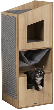 Product image of:TRIXIE CITYSTYLE CAT TOWER BRUIN / GRIJS