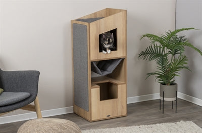 Product image of:TRIXIE CITYSTYLE CAT TOWER BRUIN / GRIJS