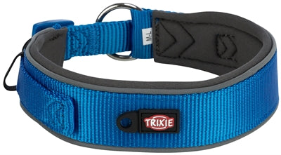 Product image of:TRIXIE PREMIUM HALSBAND HOND EXTRA BREED ROYAL BLAUW / GRAFIET GRIJS