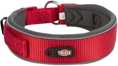 Product image of:TRIXIE PREMIUM HALSBAND HOND EXTRA BREED ROOD / GRAFIET GRIJS