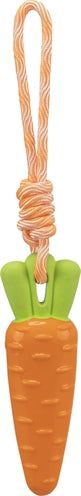 Product image of:TRIXIE HONDENSPEELGOED WORTEL AAN KOORD TPR