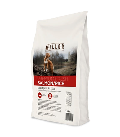 Product image of:MILLOR PREMIUM EXTRUDED FRESH ADULT SALMON / RICE