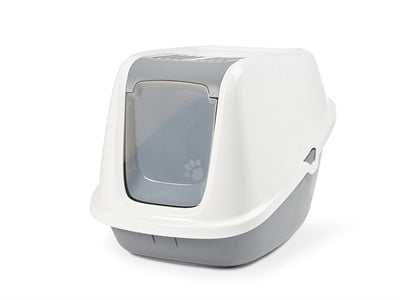 Product image of:SAVIC KATTENBAK NESTOR GIANT WIT / LICHTGRIJS