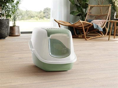 Product image of:SAVIC KATTENBAK NESTOR BOTANICAL GROEN