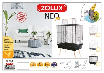 Product image of:ZOLUX VOGELKOOI NEO JILI ZWART