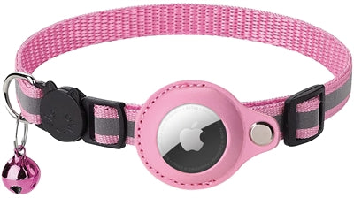 Product image of:CROCI HALSBAND KAT MET TAG HOUDER ROZE