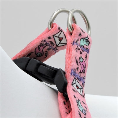 Product image of:MORSO MINI HONDENTUIG VERSTELBAAR GERECYCLED SWEET TWEET ROZE