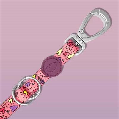 Product image of:MORSO HONDENRIEM VERSTELBAAR GERECYCLED PINK THINK ROZE