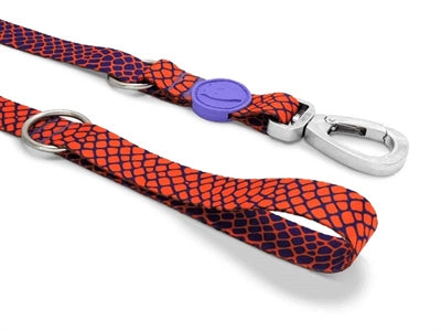 Product image of:MORSO HONDENRIEM VERSTELBAAR GERECYCLED URBAN LIZARD ROOD