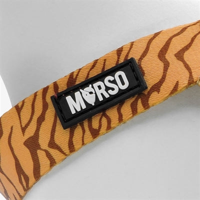 Product image of:MORSO MINI HONDENTUIG VERSTELBAAR GERECYCLED JUNGLE DRUM ORANJE