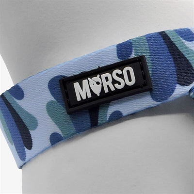Product image of:MORSO MINI HONDENTUIG VERSTELBAAR GERECYCLED SPLASH BLAUW