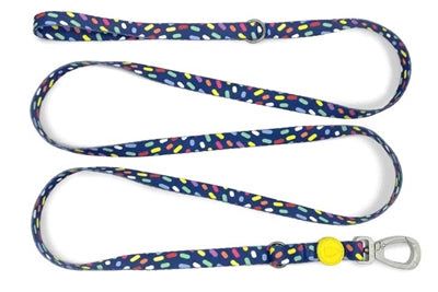 Product image of:MORSO HONDENRIEM VERSTELBAAR GERECYCLED COLOR INVADERS PAARS