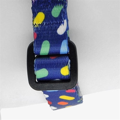 Product image of:MORSO MINI HONDENTUIG VERSTELBAAR GERECYCLED COLOR INVADERS PAARS