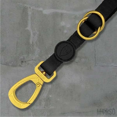 Product image of:MORSO HONDENRIEM VERSTELBAAR GERECYCLED GOLD CAVIAR GOUD