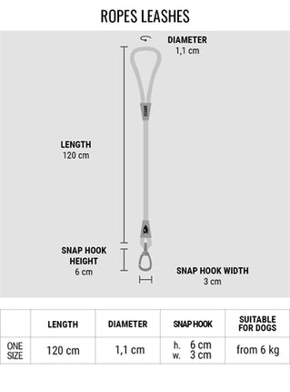 Product image of:MORSO HONDENRIEM SOFT ROPE GERECYCLED BLACK ZWART