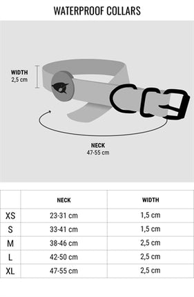 Product image of:MORSO HALSBAND HOND WATERPROOF GERECYCLED BLACK ZWART