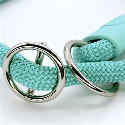 Product image of:MORSO HALF SLIP HALSBAND HOND REGULAR ROPE GERECYCLED AQUAMARINE BLAUW