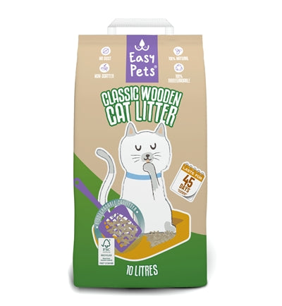 Product image of:EASYPETS BIODEGRADABLE CLASSIC HOUTKORRELS KATTENBAKVULLING