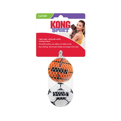 Product image of:KONG CAT SPORT BALLS MET CATNIP ASSORTI