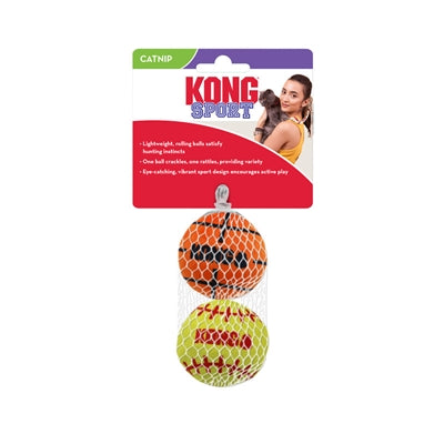Product image of:KONG CAT SPORT BALLS MET CATNIP ASSORTI