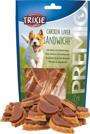 Product image of:TRIXIE PREMIO CHICKEN LIVER SANDWICH GLUTENVRIJ