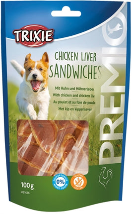 Product image of:TRIXIE PREMIO CHICKEN LIVER SANDWICH GLUTENVRIJ