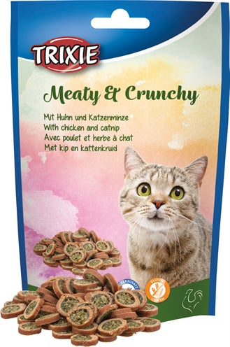 Product image of:TRIXIE MEATY & CRUNCHY KIP / CATNIP GLUTENVRIJ