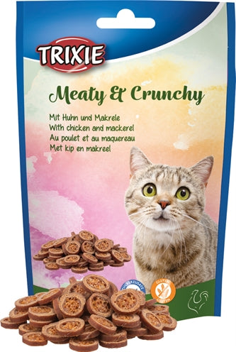 Product image of:TRIXIE MEATY & CRUNCHY KIP / MAKREEL GLUTENVRIJ