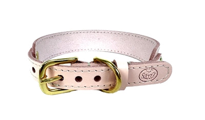 Product image of:SAZZZ HALSBAND HOND SWEETIE CLASSIC LEER ROZE