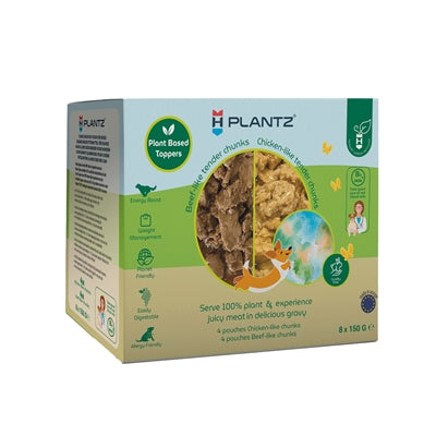 Product image of:HENART PLANTZ TOPPERS MULTIPACK CHICKEN / BEEF LIKE