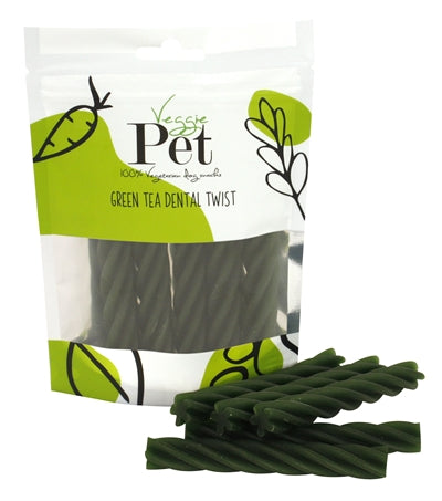 Product image of:VEGGIE PET GREEN TEA DENTAL TWIST